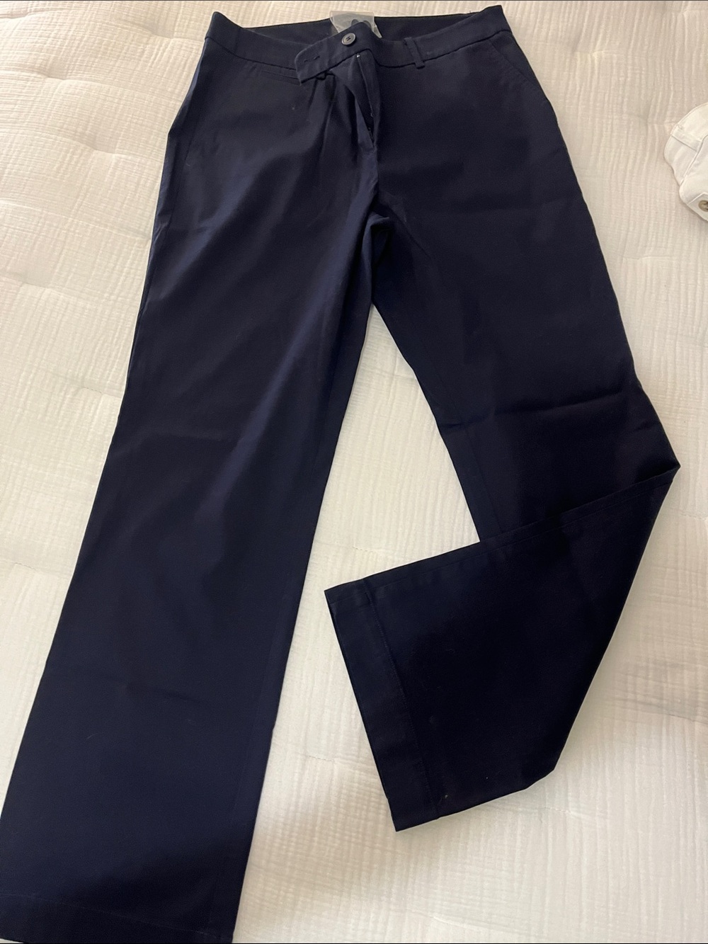 Talbots navy chino size 10